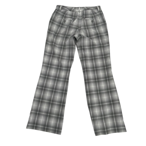 Express Design Studio White Black Plaid Boot Cut Pants Size 30 Women’s - Picture 1 of 8